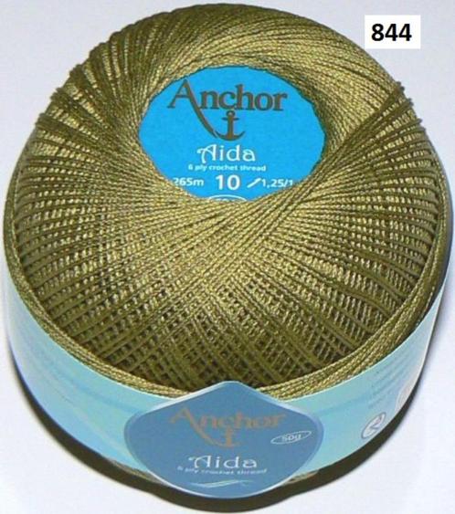 ANCHOR Aida 10 coloris 844, Hobby en Vrije tijd, Breien en Haken, Nieuw, Haken, Wol of Garen, Ophalen of Verzenden