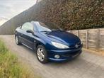 Peugeot 206cc Cabrio 1.6i benzine - 34.000 km’s - Airco, Auto's, Voorwielaandrijving, 4 zetels, Stof, Zwart