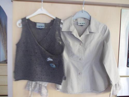 Setje IKKS. 3 stuks. maat 110-116. Meisje., Kinderen en Baby's, Kinderkleding | Maat 110, Zo goed als nieuw, Meisje, Setje, Ophalen of Verzenden
