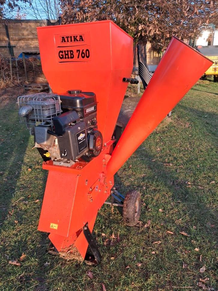 Hakselaar Atika GHB 760, Tuin en Terras, Hakselaars, Gebruikt, Benzine, Ophalen