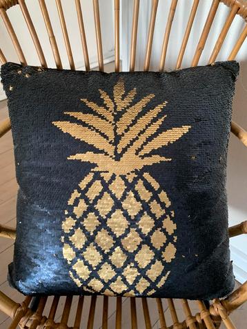 Coussin, Enlèvement, Comme neuf, Noir, Carré