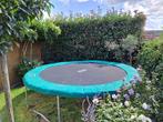 Trampoline Berg Favorit 330 met net en trapje, Gebruikt, Ophalen