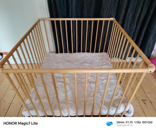 Box 100x100cm, Kinderen en Baby's, Babyparken, Gebruikt, Vierkant, In hoogte verstelbaar, Ophalen