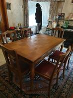 Tafel met 6 stoelen, Antiek en Kunst, Ophalen