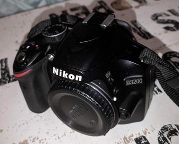 Nikon D3200 DSLR Zwart + 18-55mm VR + 55-200mm VR 