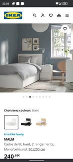Lit malm Ikea 90/200, Ophalen of Verzenden, Zo goed als nieuw