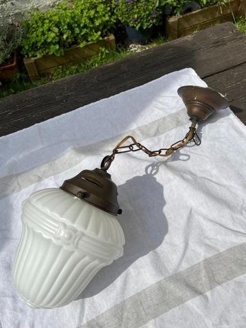 1 lampe plafond rustique de ferme beschikbaar voor biedingen