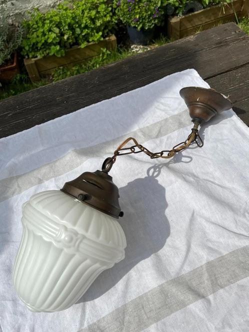1 lampe plafond rustique de ferme, Antiek en Kunst, Curiosa en Brocante, Ophalen