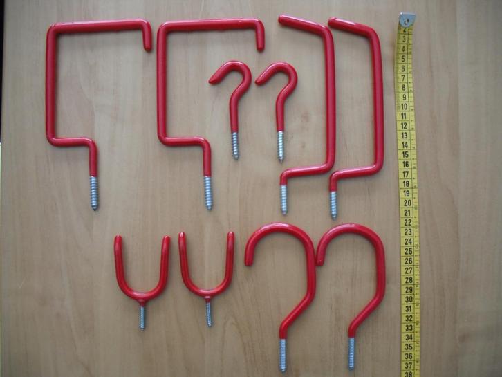 Lot / partij stevige bevestigingshaken ( NIEUW ), Doe-het-zelf en Bouw, IJzerwaren en Bevestigingsmiddelen, Nieuw, Pluggen, Ophalen of Verzenden