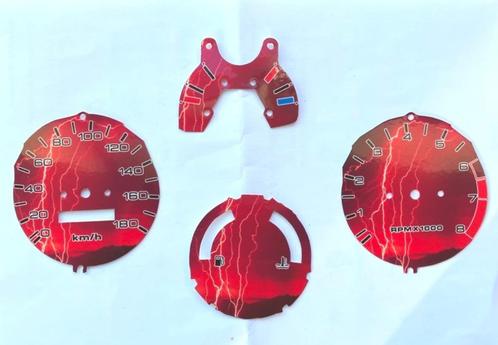 Dashboard rode achtergrond set Classic Mini., Auto-onderdelen, Dashboard en Schakelaars, Mini, Oldtimer onderdelen, Rover, Austin