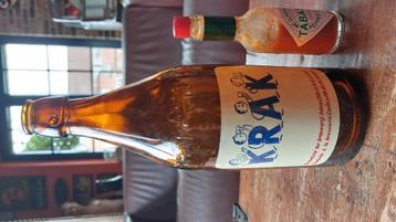 Beschilderde zeldzame bierfles Krak 68 cl Muyshondt Wintam beschikbaar voor biedingen