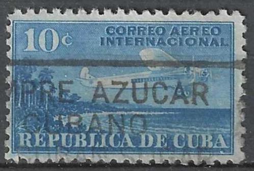 Cuba 1931 - Yvert 5PA - Vliegtuig - 10 c. Blauw (ST), Timbres & Monnaies, Timbres | Amérique, Affranchi, Envoi