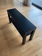 Salontafel IKEA LACK - kleur: mat zwart (90x26x45cm), Modern - Retro, Zo goed als nieuw, Minder dan 50 cm, Rechthoekig