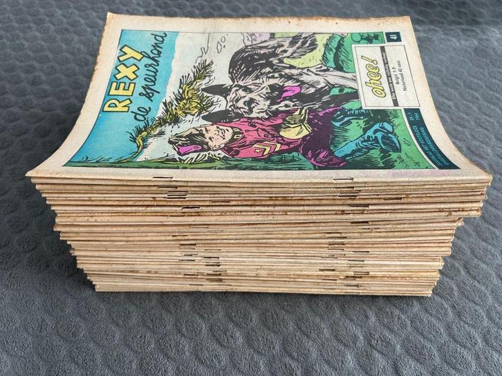52 oude Ohee nrs van 41 tot 92 - Dees Dubbel, Thomas Pips .., Boeken, Stripverhalen, Gelezen, Meerdere stripboeken, Ophalen of Verzenden