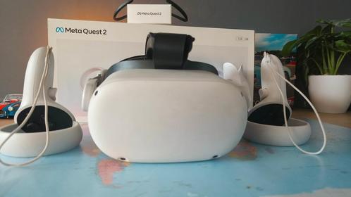 Meta/Oculus Quest 2 128 Gb + Kiwi Head Strap, Games en Spelcomputers, Virtual Reality, Gebruikt, Overige platformen, VR-bril, Ophalen of Verzenden