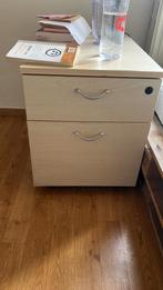Bureau + bureaukastje + bureaustoel, Ophalen, Zo goed als nieuw, Bureau