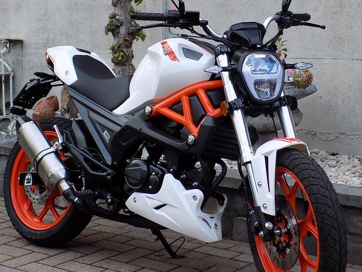 Magpower Biggers 50 cc 4T moto, Fietsen en Brommers, Brommers | Overige merken, Zo goed als nieuw, Klasse B (45 km/u), Ophalen