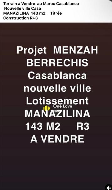 Tetrain a vendre Casablanca Berrechis, Tickets & Billets