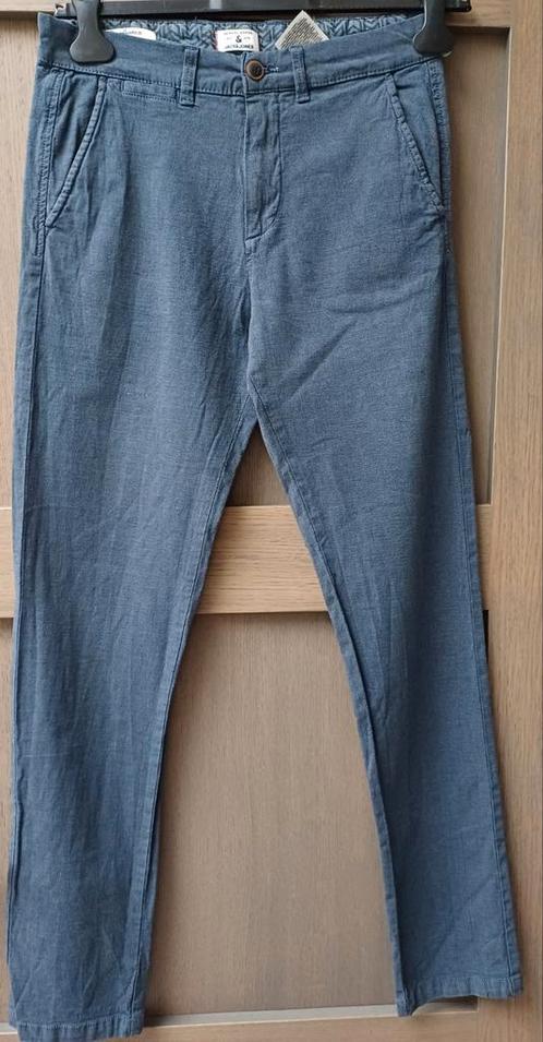 Modieuse herenbroek Jack & Jones, Kleding | Heren, Broeken en Pantalons, Zo goed als nieuw, Blauw, Ophalen of Verzenden