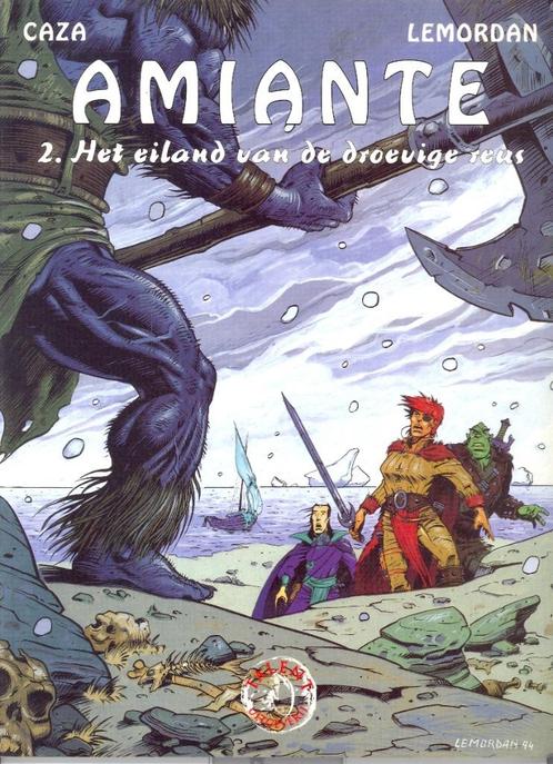 Talent reeks - Amiante nr 2-Het eiland van de droevige reus., Boeken, Stripverhalen, Zo goed als nieuw, Eén stripboek, Ophalen of Verzenden
