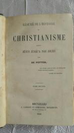 Livre antique Résumé de l'histoire du christianisme 1856, Livres, Littérature, Belgique, Utilisé, Enlèvement ou Envoi