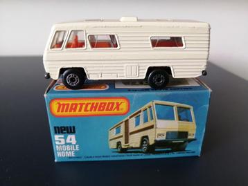 Lesney Matchbox Superfast #54 Mobile Home in doosje  beschikbaar voor biedingen
