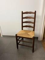 8x Antieke ladderback eiken stoel set, Huis en Inrichting, Stoelen, Ophalen, Zo goed als nieuw, Hout