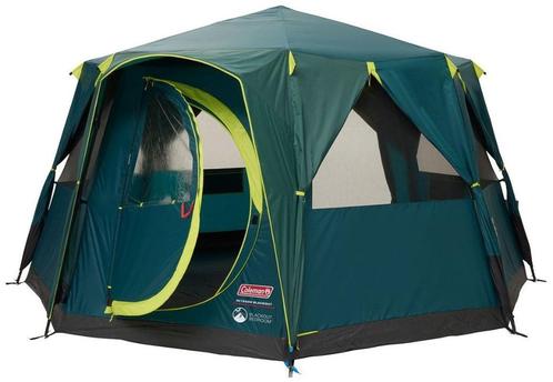 Coleman Octagon 8 Shelter BlackOut, Caravanes & Camping, Tentes, Plus de 6, Utilisé, Enlèvement