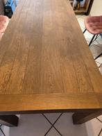 Table de salle à manger en bois massif, Maison & Meubles, Tables | Tables à manger, Comme neuf, Rectangulaire, Autres matériaux