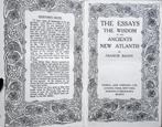 Fr. Bacon - Essays-Wisdom of the Ancients-New Atlantis -1907, Francis Bacon (1561-1626), Europe autre, Utilisé, Enlèvement ou Envoi