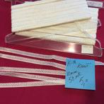 Kant ecru 1 cm breed, 2 haspels / 50 meter voor 5,00, Hobby en Vrije tijd, Ophalen of Verzenden, Nieuw, Kant