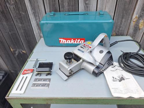 Makita 1001 elektrische hol/bol schaafmachine, Doe-het-zelf en Bouw, Schaafmachines, Zo goed als nieuw, Ophalen of Verzenden