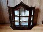 Vitrinekastje, Huis en Inrichting, Kasten | Vitrinekasten, Ophalen, Zo goed als nieuw, Minder dan 25 cm, Minder dan 100 cm
