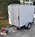 Gesloten aanhangwagen met zijleufel, Auto diversen, Ophalen of Verzenden, Zo goed als nieuw