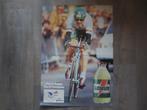 wielerposter team gatorade  bianchi  gianni bugno, Verzenden, Gebruikt