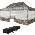 Grote Profi Visserstent Pop-Up Camouflage Vouwtent 3x6m, Verzenden, Nieuw, Complete set