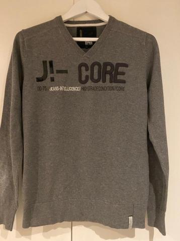 mooie grijze V-hals trui Jack & Jones maat S beschikbaar voor biedingen