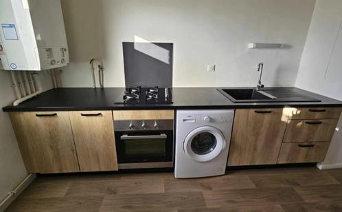 Belle cuisine complète bon état, Huis en Inrichting, Keuken | Complete keukens, Gebruikt, Zwart, Hout, Ophalen