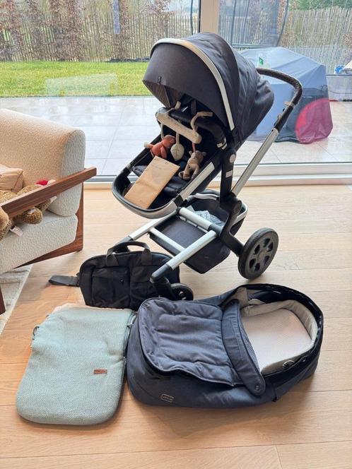 Joolz Day 3 donkerblauw full set, Kinderen en Baby's, Kinderwagens en Combinaties, Zo goed als nieuw, Kinderwagen, Overige merken