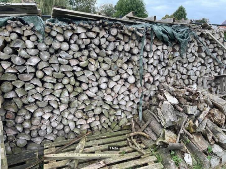 Brandhout - gedroogd en gekliefd - vanaf 1 kuub tot 15 kuub, Tuin en Terras, Brandhout, Blokken, Overige houtsoorten, 6 m³ of meer