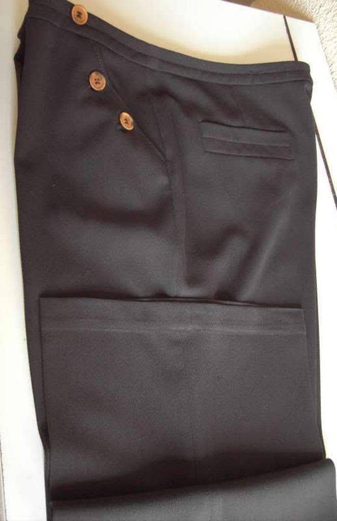 Zwarte geklede broek - Puppick Lana - maat 46, Kleding | Dames, Grote Maten, Zo goed als nieuw, Broek of Spijkerbroek, Zwart, Ophalen of Verzenden