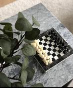 Marmeren schaakbord zwart/wit, Antiek en Kunst, Ophalen