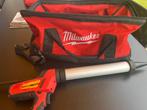 Milwaukee C18 PCG 18V Li-Ion Accu lijm- en kitspuit body inc, Ophalen of Verzenden, Gebruikt