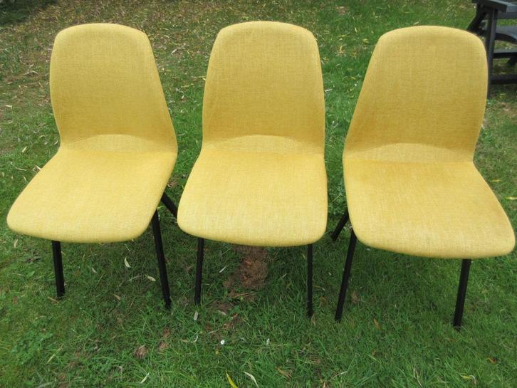 3 chaises design de grande qualité en état NEUF, Maison & Meubles, Chaises, Comme neuf, Trois, Métal, Autres couleurs, Enlèvement ou Envoi