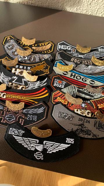 Harley Davidson collection pins patch 2013 2025 beschikbaar voor biedingen