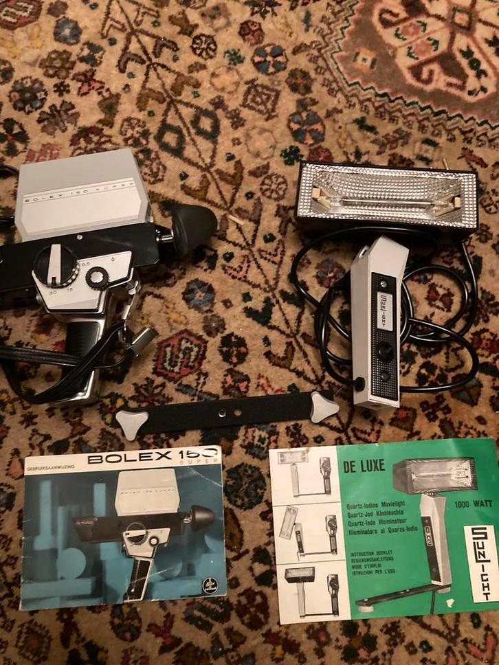 Bolex 150 super - vintage filmcamera, Verzamelen, Foto-apparatuur en Filmapparatuur, Filmcamera, 1960 tot 1980, Ophalen