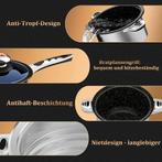 16 delige pannenset inductie gas keramisch elektrisch