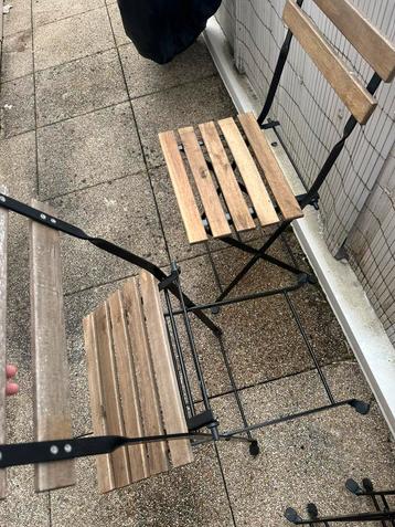 4 chaises de jardin pliantes  beschikbaar voor biedingen