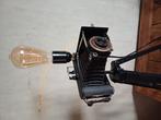 Vintage industriële lamp loft mancave antieke camera, Huis en Inrichting, Ophalen of Verzenden, Zo goed als nieuw, Glas