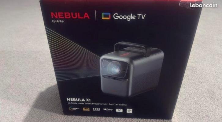 Vidéoprojecteur Nebula X1 NEUF Scellé, TV, Hi-fi & Vidéo, Projecteurs vidéo, Neuf, Ultra HD (4K), Enlèvement
